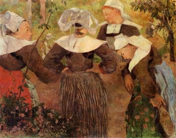 Paul Gauguin : Four Breton Women